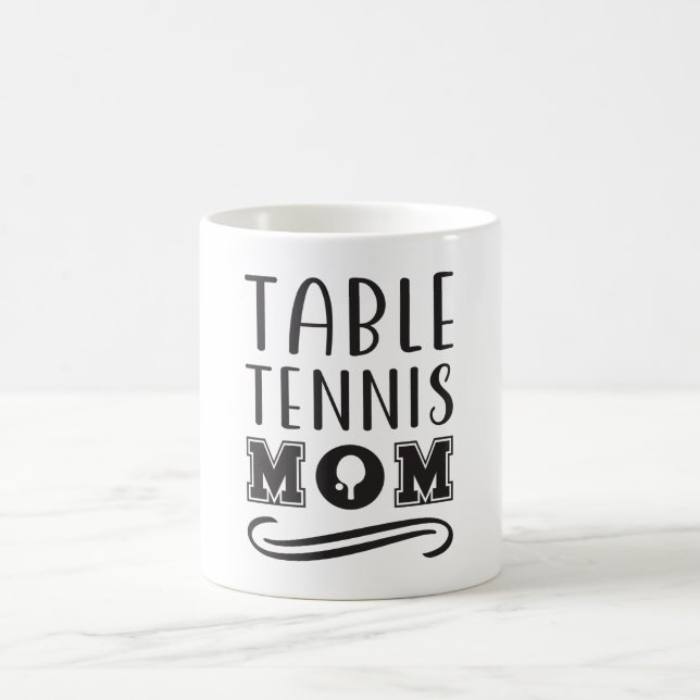 Table Tennis Mum 2 Coffee Mug (Center)