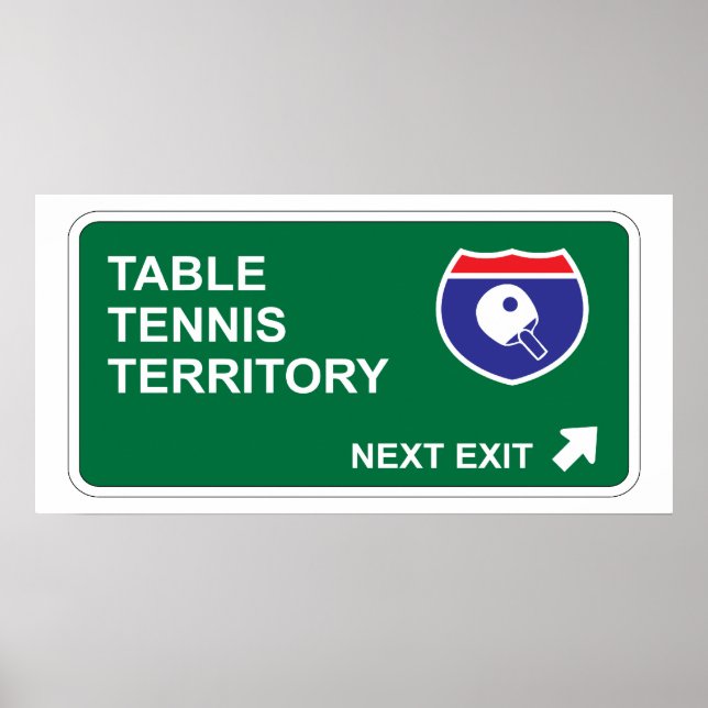 Table Tennis Next Exit Poster (Front)