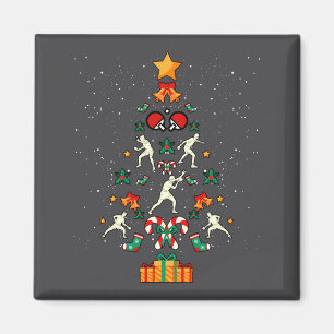 Table Tennis Ng Ng Player Christmas Tree Xmas Long Magnet
