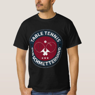 Table tennis old butterfly design for table tennis T-Shirt
