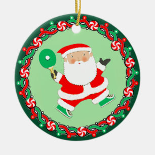 Table Tennis Ping-Pong Gift Ceramic Ornament