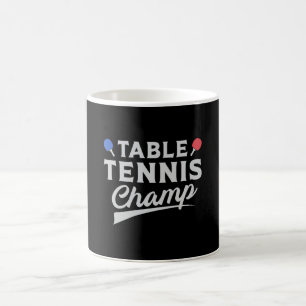 Table Tennis Ping Pong Player Paddle Funny Gift Coffee Mug