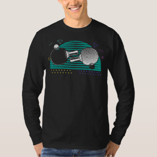 Table Tennis Ping Pong Player Racket Science T-Shirt