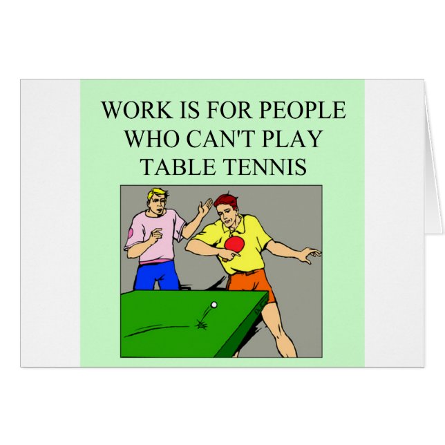 table tennis player (Front Horizontal)