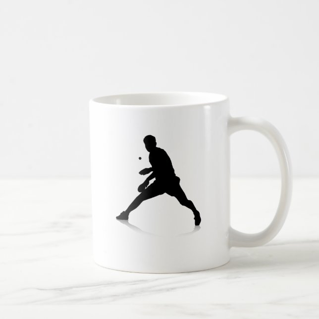 Table Tennis Player Coffee Mug (Right)