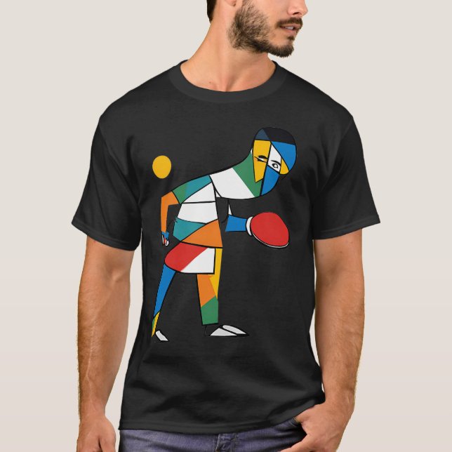Table Tennis Player T-Shirt (Front)