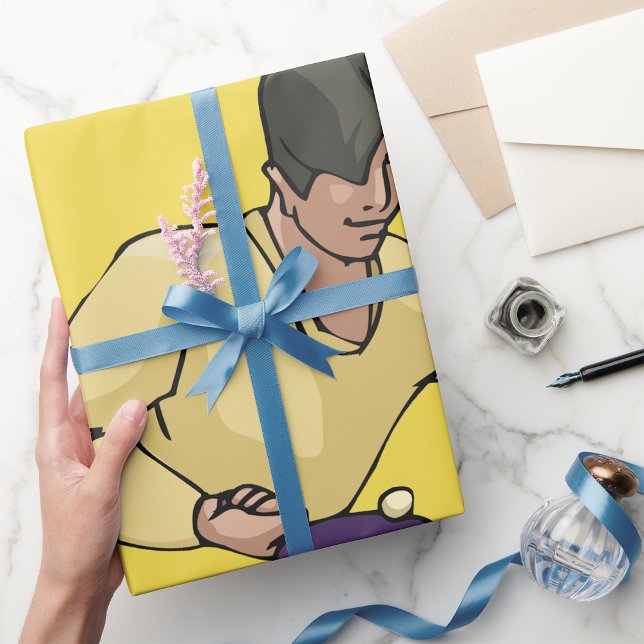 Table Tennis Player Wrapping Paper (Creator Uploaded)
