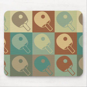 Table Tennis Pop Art Mouse Pad