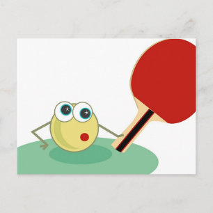 Table Tennis Postcard