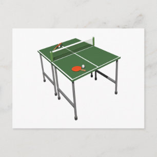 Table Tennis Postcard