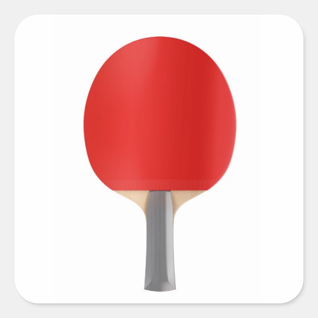 Table tennis racket square sticker (Front)