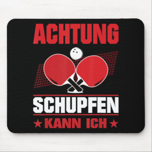 Table tennis shoes and push king mouse pad
