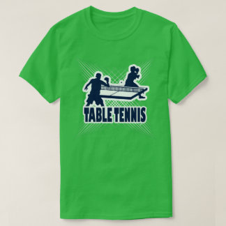 Table Tennis Sports Designer T-Shirt