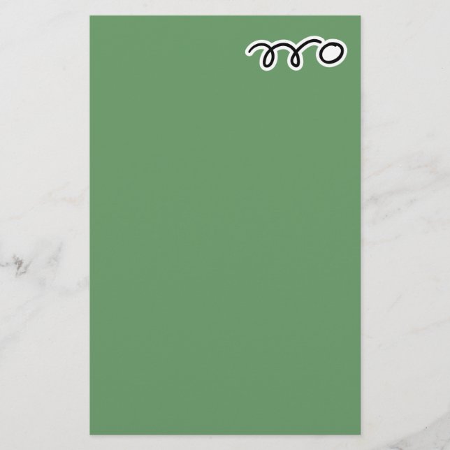 Table tennis stationery paper for writing letters (Front)