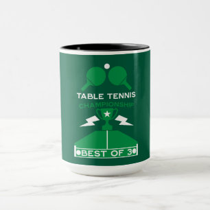 Table Tennis Tournament Mug