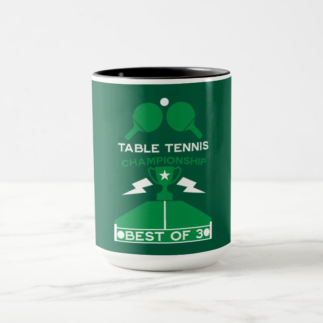 Table Tennis Tournament Mug (Center)