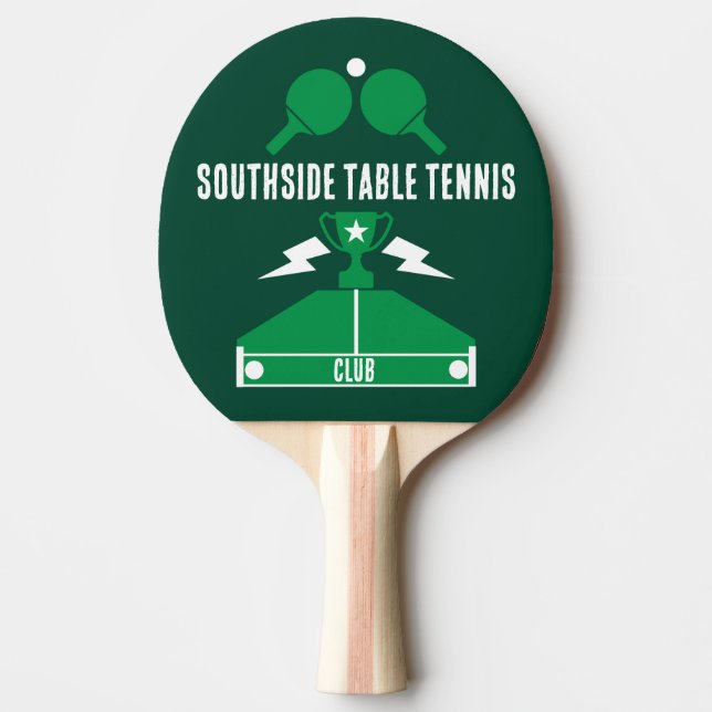 Table Tennis Tournament Ping Pong Paddle (Front)