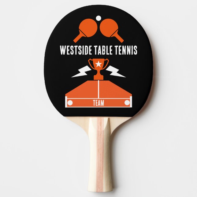 Table Tennis Tournament Ping Pong Paddle (Front)
