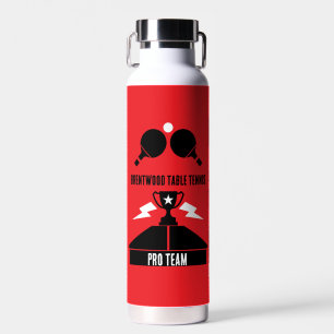 Table Tennis Tournament Water Bottle