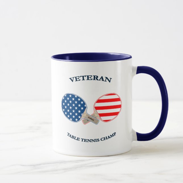 Table Tennis Veteran Mug (Right)
