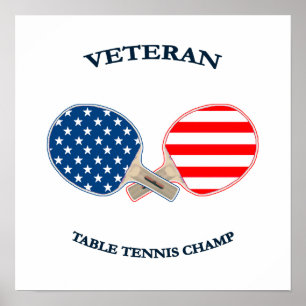 Table Tennis Veteran Poster