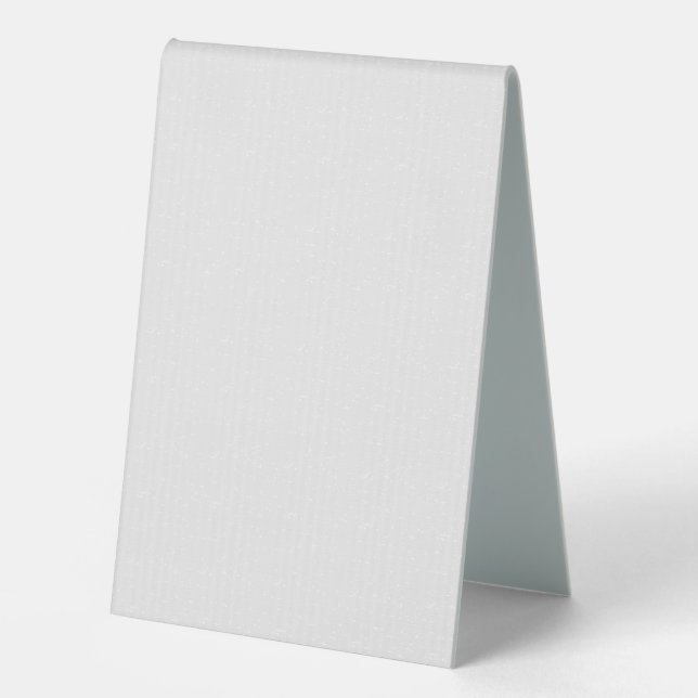 Table Tent Sign (Front)
