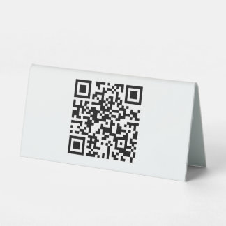 Table Tent Sign 6" X 3"