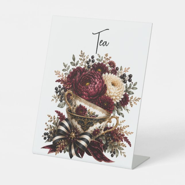 Table Top Design Pedestal Sign (Front)