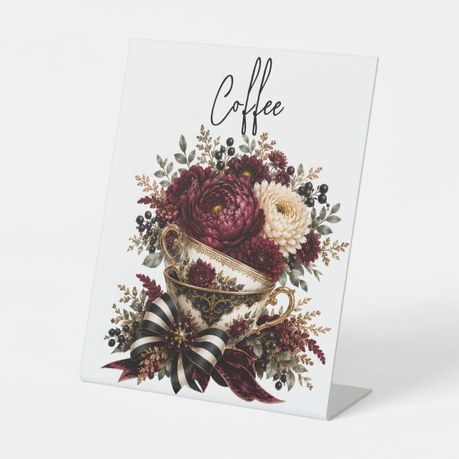 Table Top Design Pedestal Sign (Front)