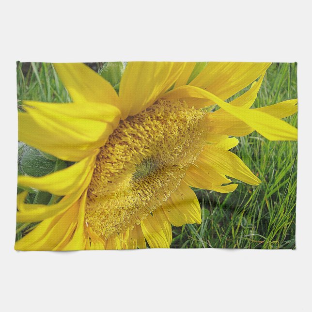Table-ware cloth yellow sunflower (Horizontal)