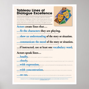 Tableau Lines of Dialogue Excellence Poster
