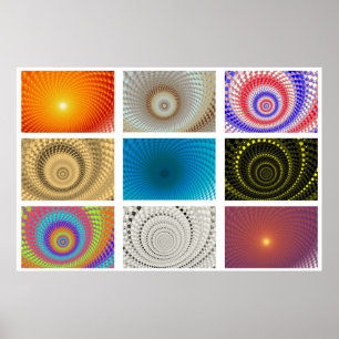 Tableau of Circles Poster
