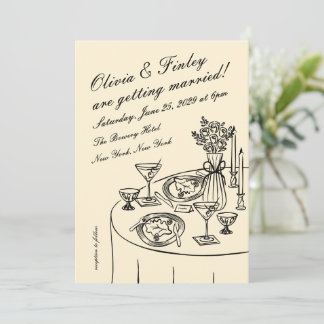 Tableau Wedding Invitation