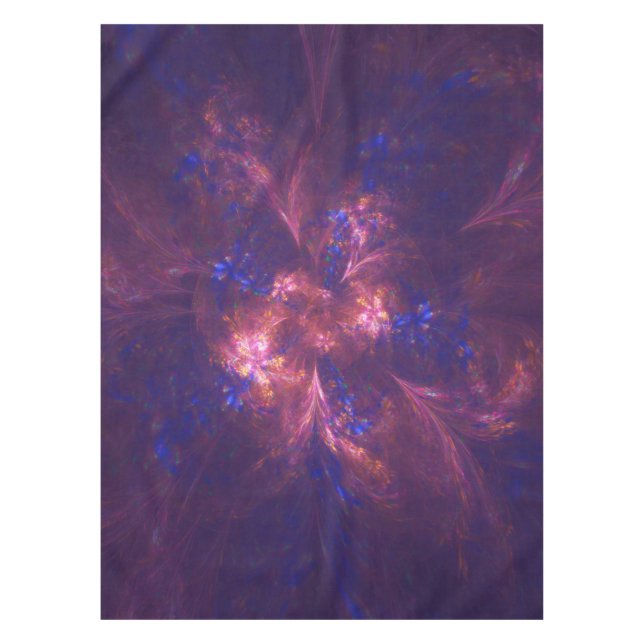 Tablecloth Abstract Blue And Purple Shape (Front)