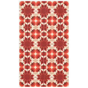 Tablecloth, An elegant red fabric floral pattern Tablecloth