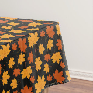 Tablecloth-Autumn Falling Leaves Tablecloth