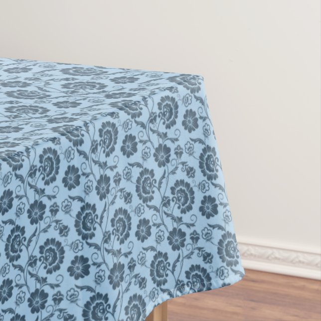 Tablecloth Blue Floral (In Situ)
