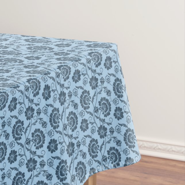 Tablecloth Blue Floral (In Situ)
