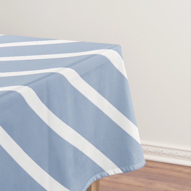 Tablecloth Blue & White Stripe (In Situ)