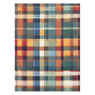 Tablecloth Colourful Fall Autumn Thanksgiving Plai
