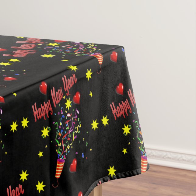 Tablecloth Colourful Happy New Year 2021 (In Situ)