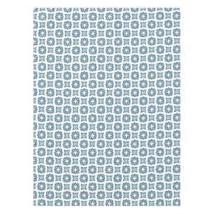 Tablecloth Country Cottage blue & turquoise print