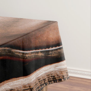 Tablecloth Cowboy Boots Barn Wood Rustic Country R