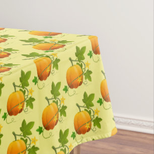 Tablecloth Fall Pumpkin Vine