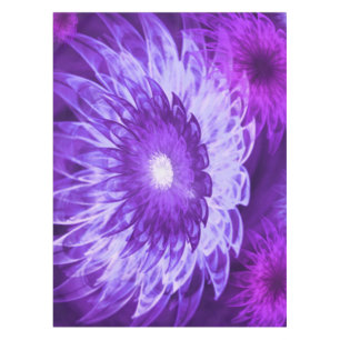 Tablecloth Fantasy Flowers Purple