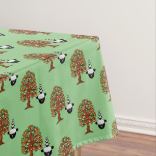 Tablecloth Green Black Sheep Trees