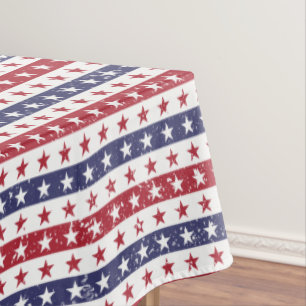 Tablecloth-July 4th Stars  Tablecloth