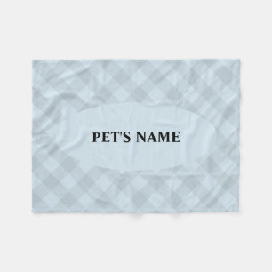 Tablecloth Pattern Personalised Dog Blankets