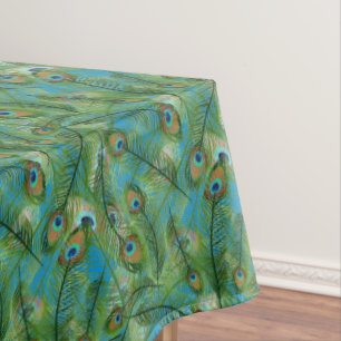 Tablecloth-Peacock Feathers Tablecloth