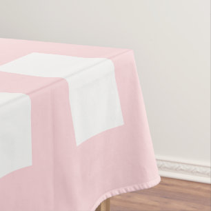 Tablecloth Pink & White Stripe